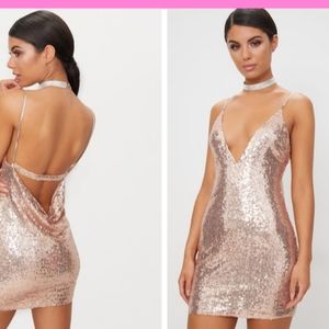 Rose Gold party dress